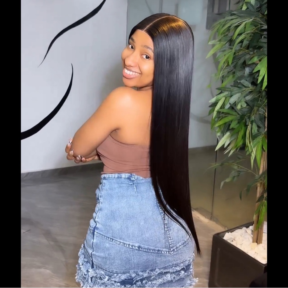 Luxury superior sdd bone straight  wig . 100% raw hair wig